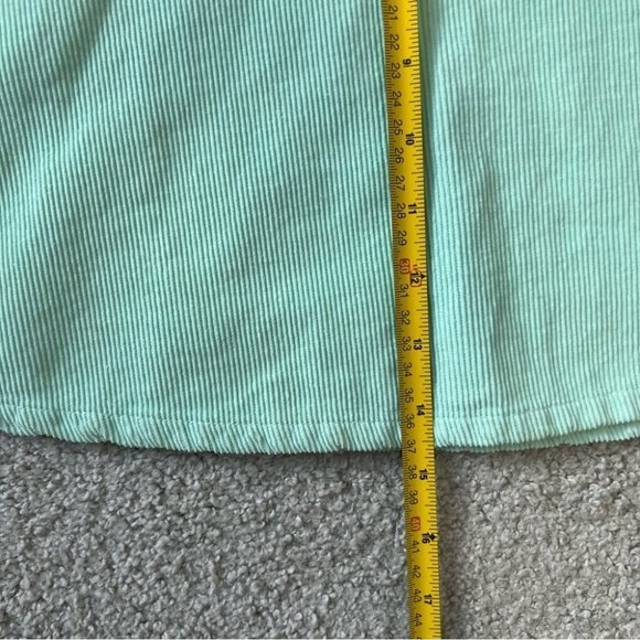 American Apparel Corduroy Mini Circle Skirt Turquoise - Picture 13 of 13